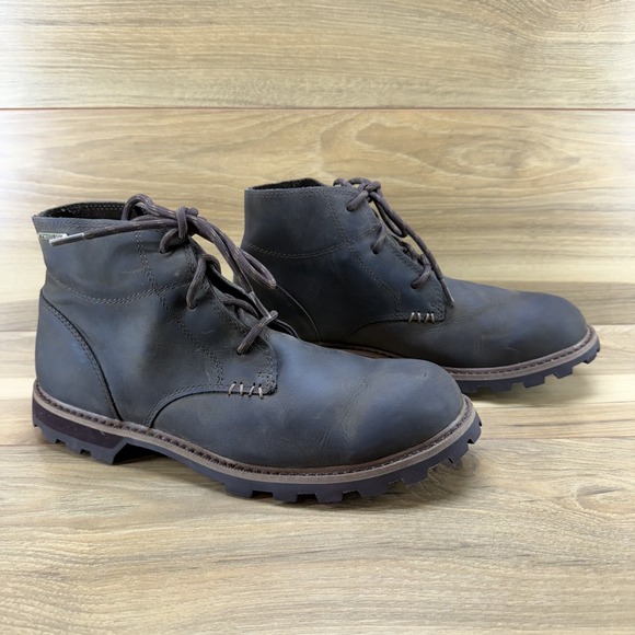 The Muck Boot Company Mens Freeman Boots 8.5 Brown Waterproof Leather Ankle main image 5